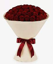 Букет 101 Бордовая роза Блэк Бакарра в Балковском