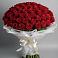 Букет 101 Красная роза Блэк Мэджик в Балковском