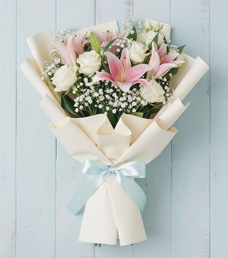 Букет цветов из: Лилии в Балковском