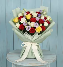 Букет цветов из:  Розы #REPLACE_PRED# Балковском