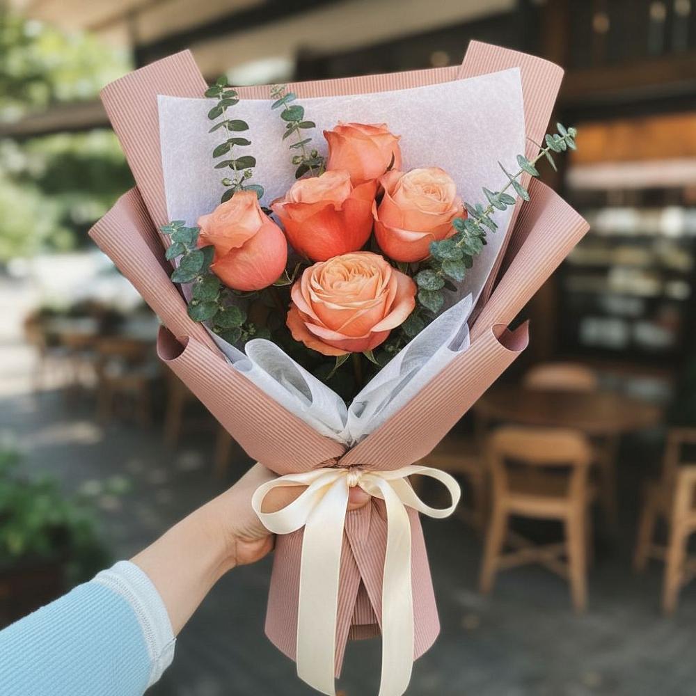 Букет цветов из: Розы в Балковском