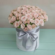 Цветочная композиция из Розы в шляпной коробке #REPLACE_PRED# Балковском