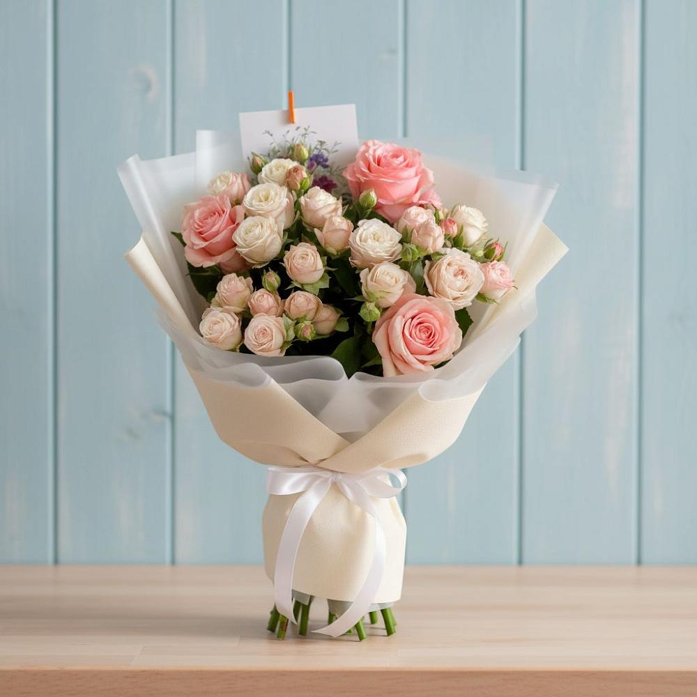 Букет цветов из: Розы в Балковском