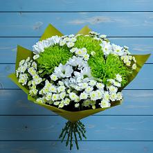 Букет цветов из:  Хризантемы #REPLACE_PRED# Балковском