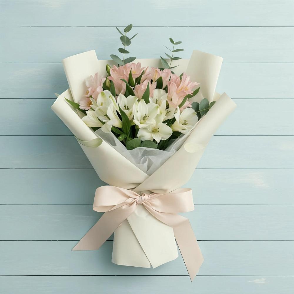 Букет цветов из: Альстромерии в Балковском