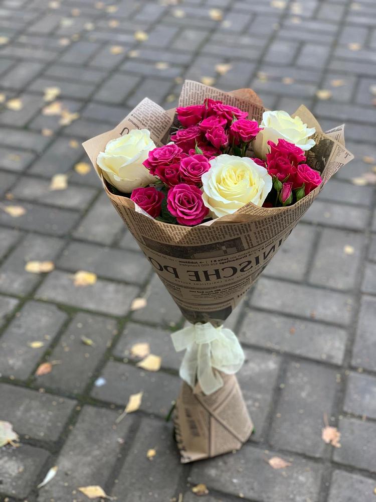 Букет цветов из: Розы в Балковском