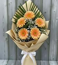 Букет цветов из:  Герберы в Балковском